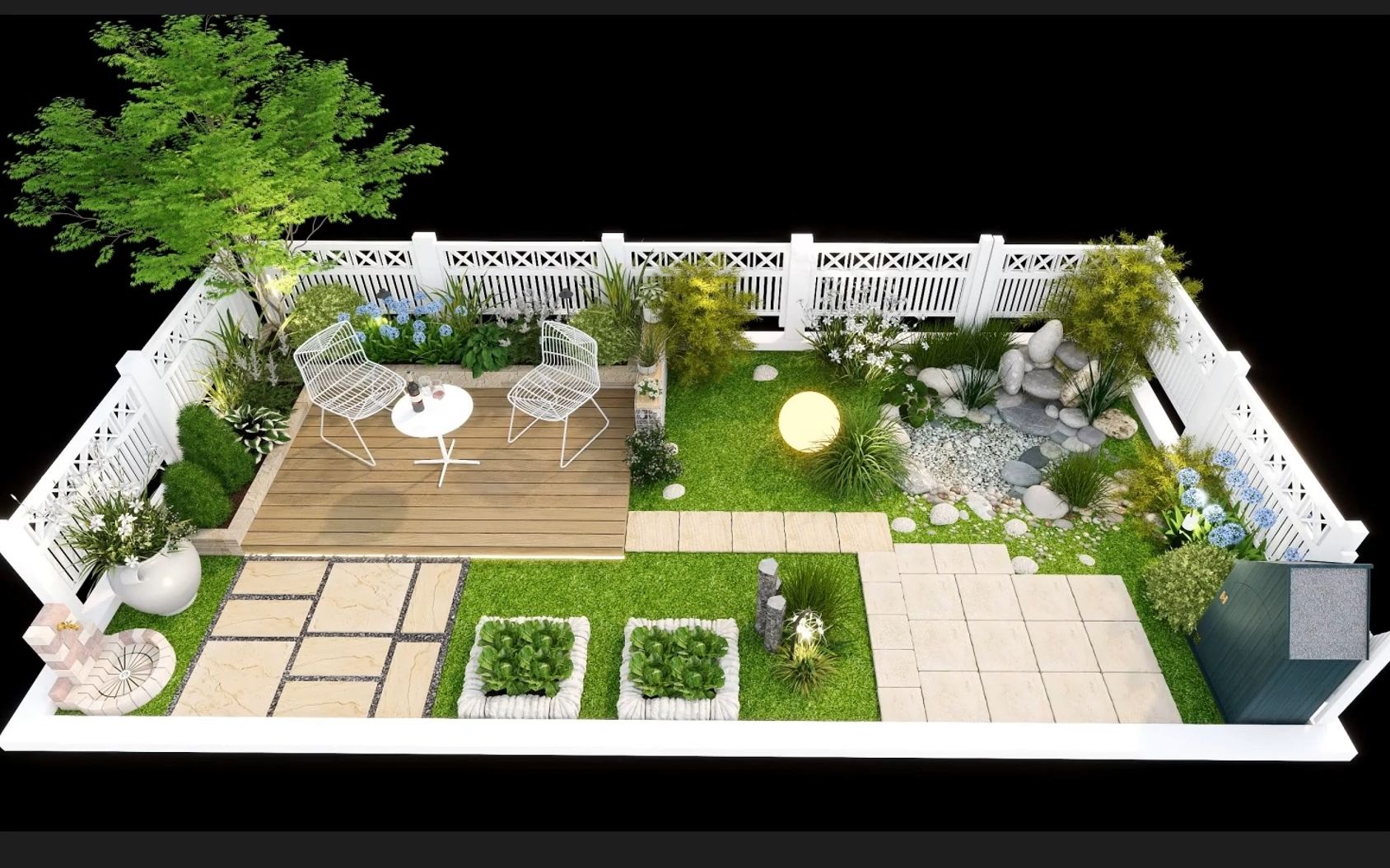 渲染參數(shù)如何設(shè)置?| 酷家樂(lè)庭院