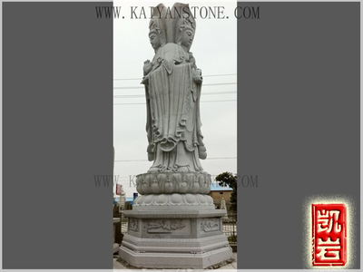 三面觀音菩薩石雕在庭院設(shè)計中的藝術(shù)與禪意